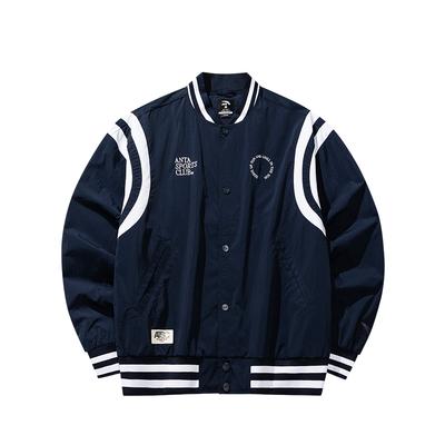 Lifestyle Fashion Casual Long Sleeve Zipper Jacket Men Jackets Midnight-Blue 152538604-2