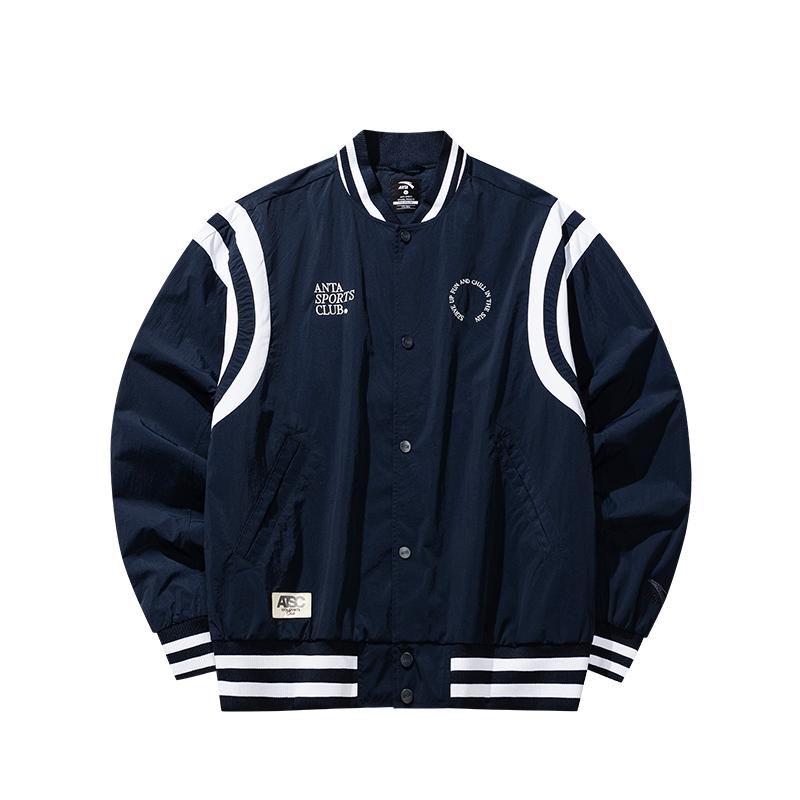 

Anta Lifestyle Fashion Casual Long Sleeve Zipper Jacket Men jackets Midnight-Blue 152538604-2 XL