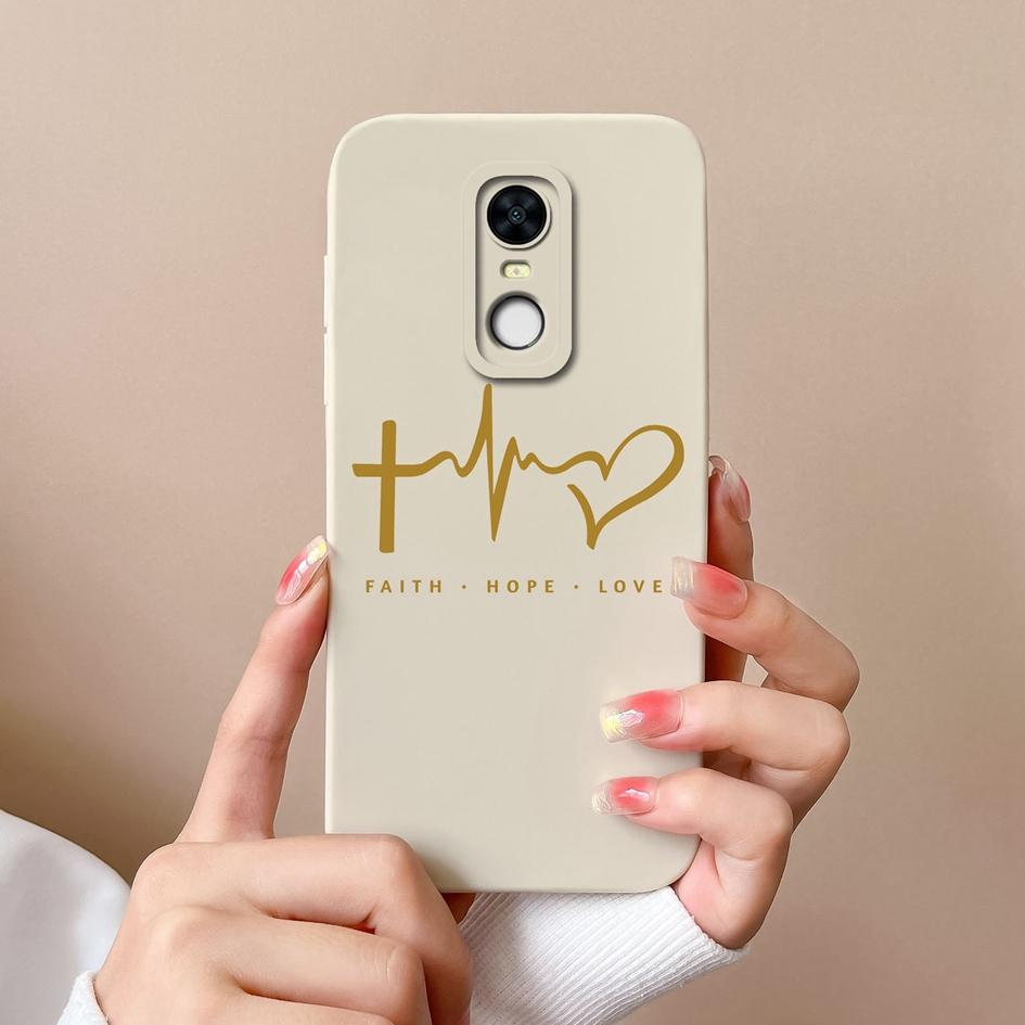 For Redmi Note 5 7 7S 8 9 9S 9T 10 10S 10T K80 Pro Max Plus Phone Cases Fashion Love Heart Pattern Liquid Silicone Protective Covers For Redmi Housing