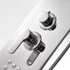 Shower Panel Tap with Hydromassage - Nickel-plated