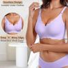 Plus Size Wireless Seamless Soft Support Anti Sagging Gathering Bra For Women