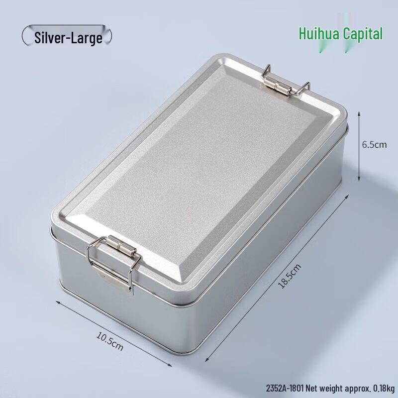 Retro Chinese Style Iron Lunch Box with Buckle