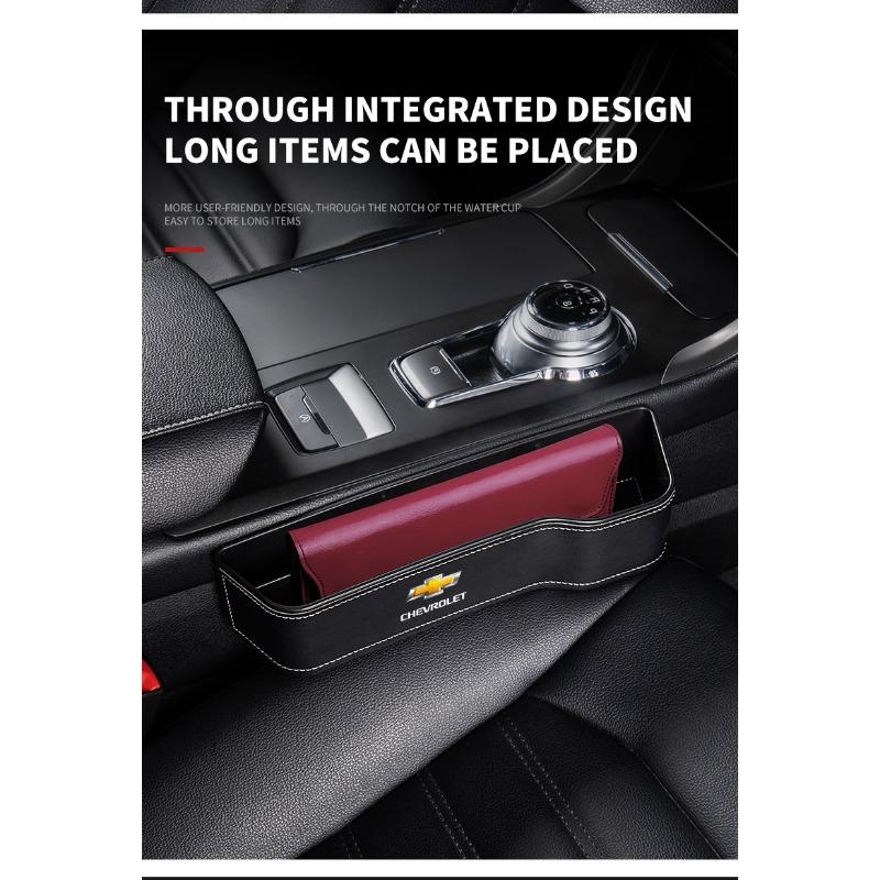 Car Seat Crevice Storage Box Seat Gap Slit Pocket Manager For Chevrolet Cruze Sail Onix Corsa Aveo Captiva Sonic Spark Tracker Trax Colorado Malibu