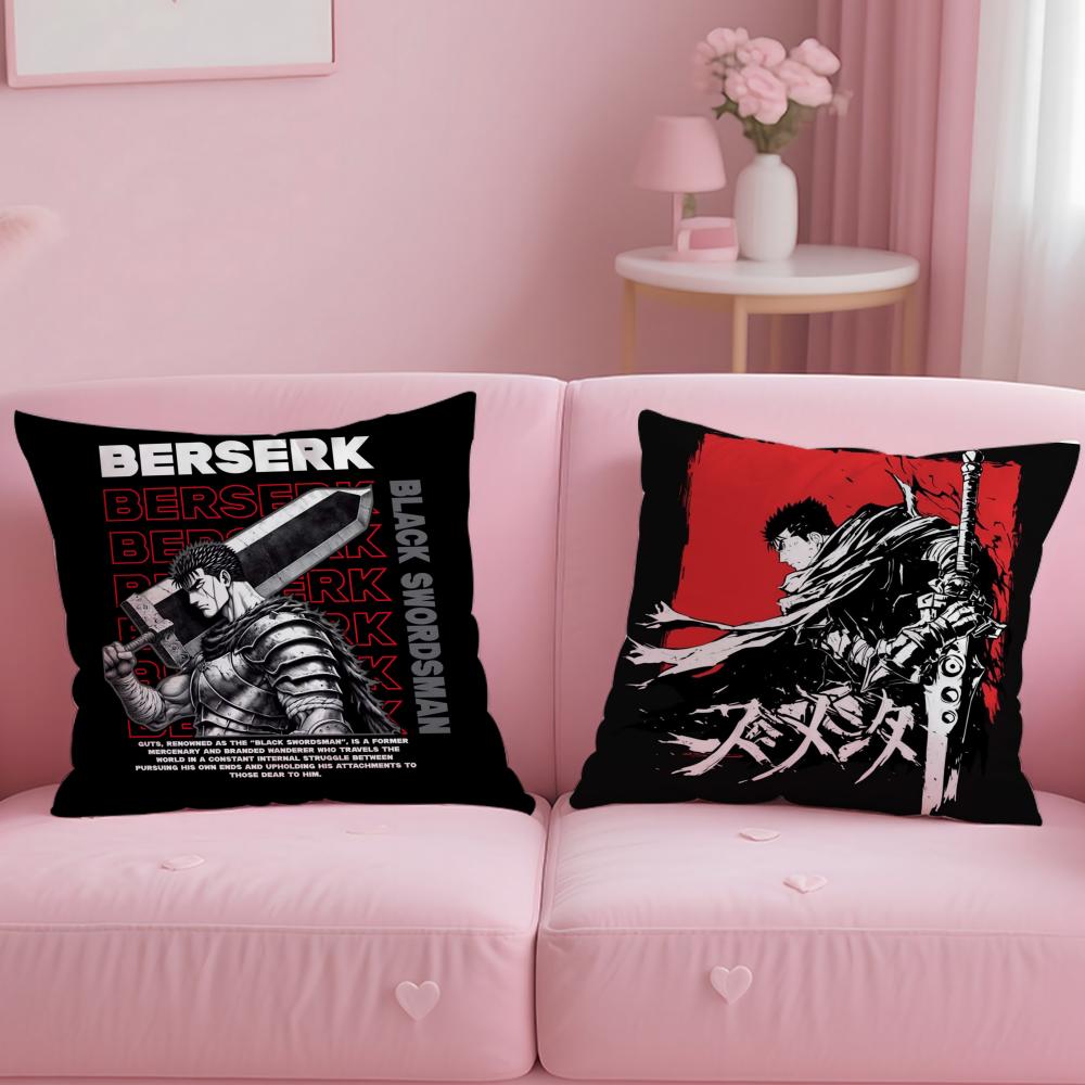 Cool B-BerserkS Cushion Cover Comfortable Reversible Pillow Cover Ideal for Car Sofa Bedroom & Beyond