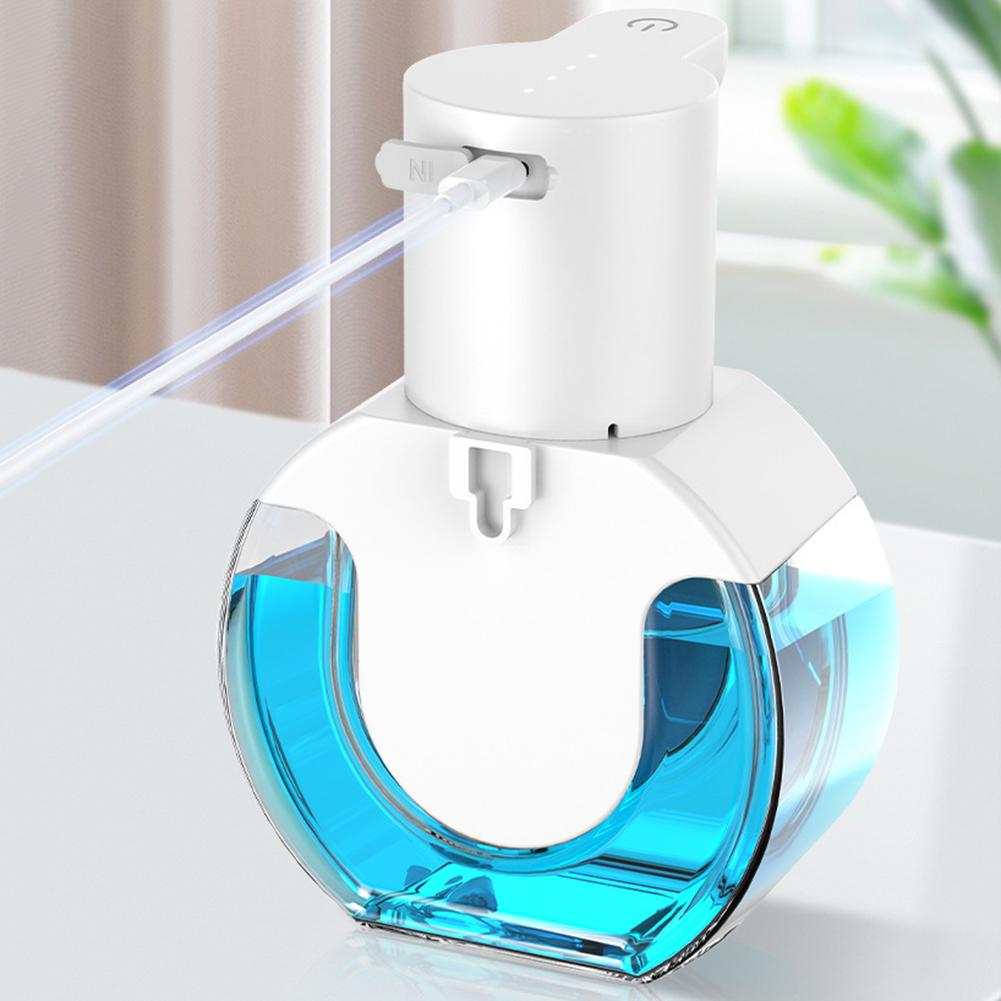 Liquid Soap Dispenser Wall Mountable Smart Liquid Soap Dispenser Auto Touchless Infrared Sensor Rechargable for Kitchen Bathroom