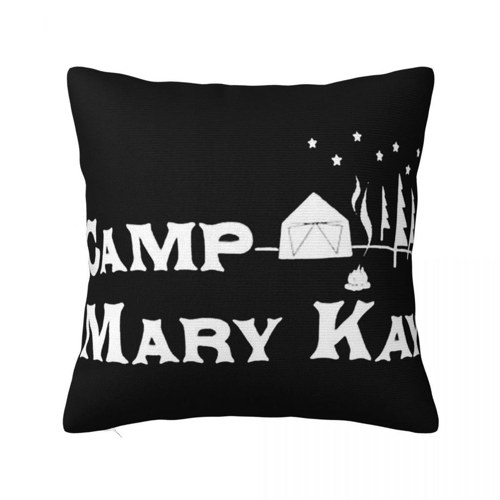 Camp Mary Kay Square Pillowcase Cushion Cover Comfort Pillow Case Throw Pillow Cover for Home Bedroom Car