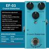 Guitar Effects Pedal Electric Multifunctional Reverb Chorus Delay Metal Stompbox