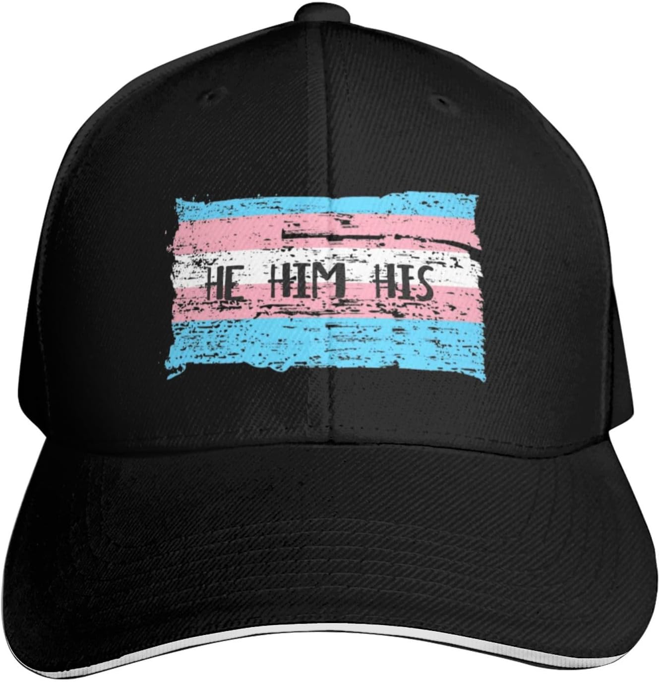 Гордый союзник Трансгендерная гордость Радужный треугольник Бейсболка Полиэстер Регулируемая Повседневная шляпа Унисекс One Size