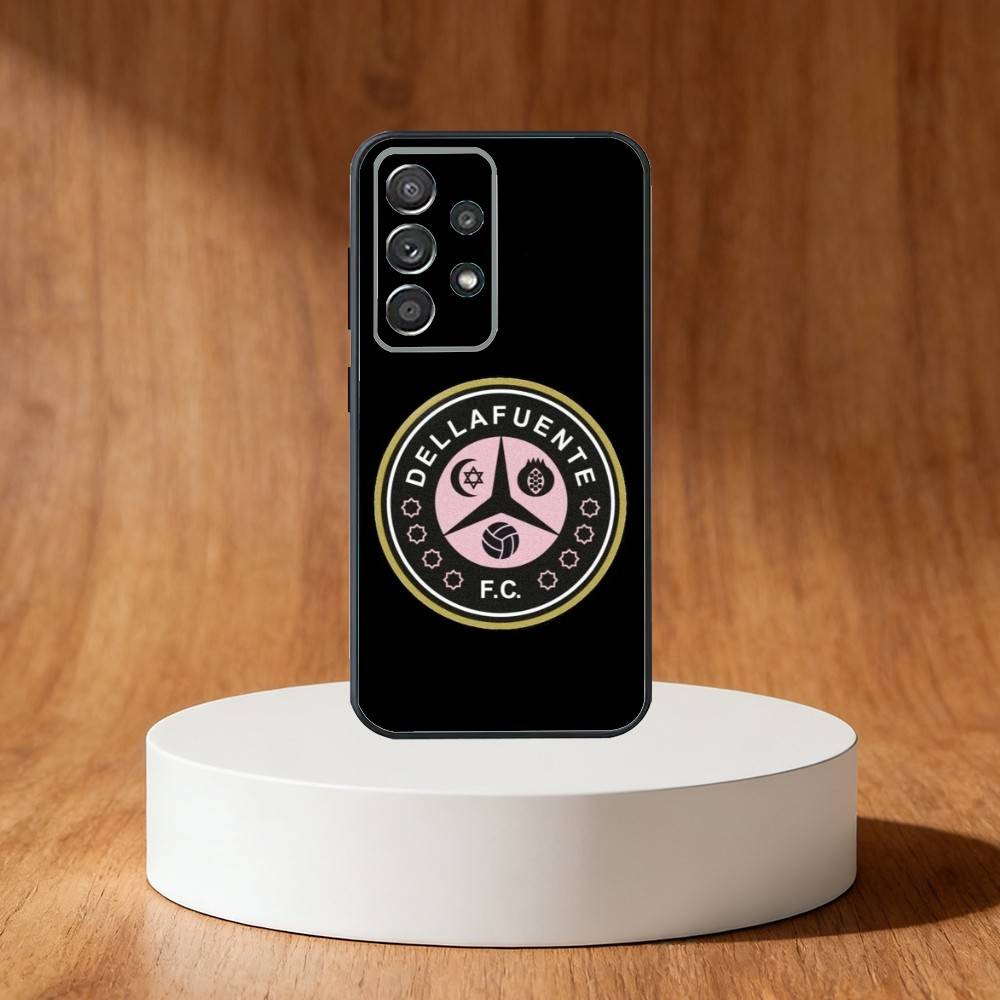 D-Dellafuente-FC Phone Case For Samsung S25,S24,S21,S22,S23,S30,Ultra,S20,Plus,Fe,Note,10,9,5G Black Cover Samsung S26Plus
