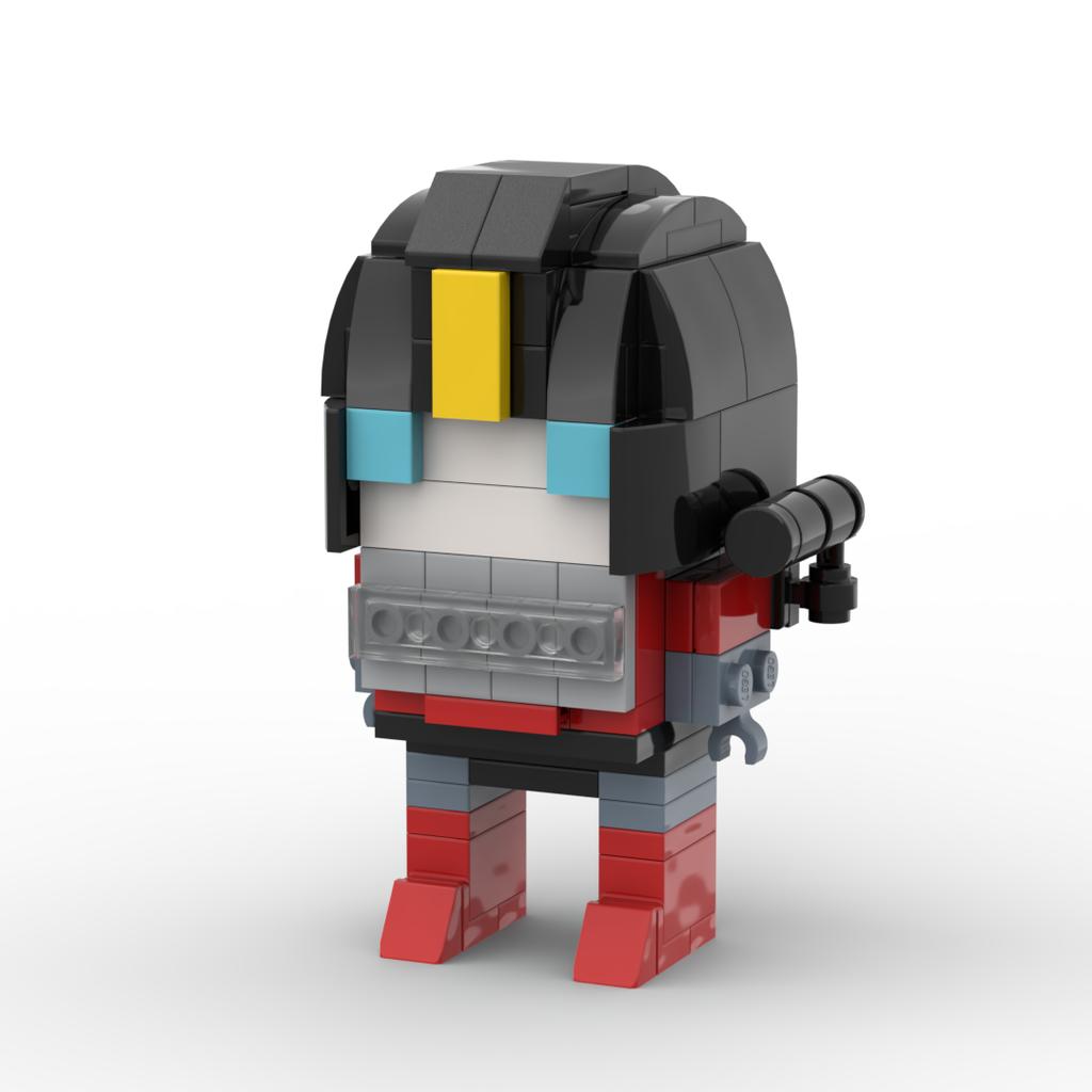*Transform Auto Robot Brickheadz * Star Scream Jazz Prime DIY Enlighten MOC Block Brick set,Compatible With