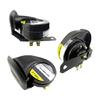 Motorcycle Car Double Tone 12V Snail Horn Strong All Metal Construction Penetrating Sound Emission Quick Installation