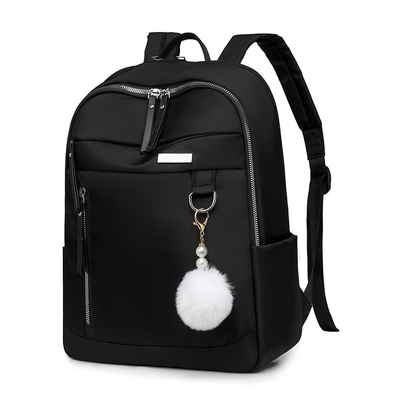 

Рюкзак большой вместимости Женский нейлоновый маленький рюкзак чёрный