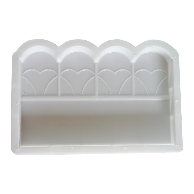 

Round Edge Flower Bed Brick Mold (40x25x5cm) - Precast Concrete Plastic Mold for Garden Landscaping