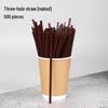 St. Byle 3-Hole Disposable Bamboo Stirrers