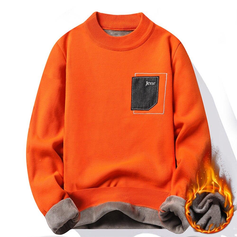 Pulovere noi de iarnă pentru bărbați cu gât roșu