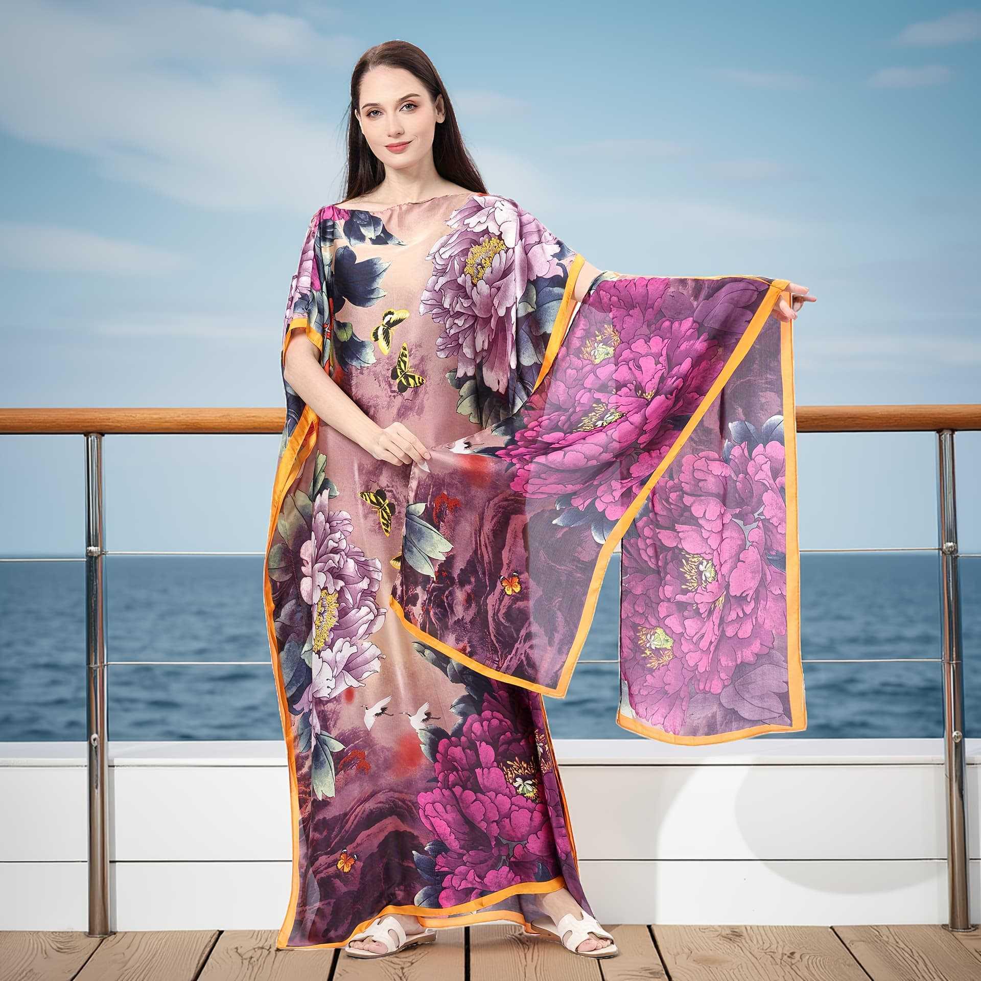 

Пляжная накидка-халат свободного кроя - Шаль для защиты от солнца в европейском и американском стиле бикини