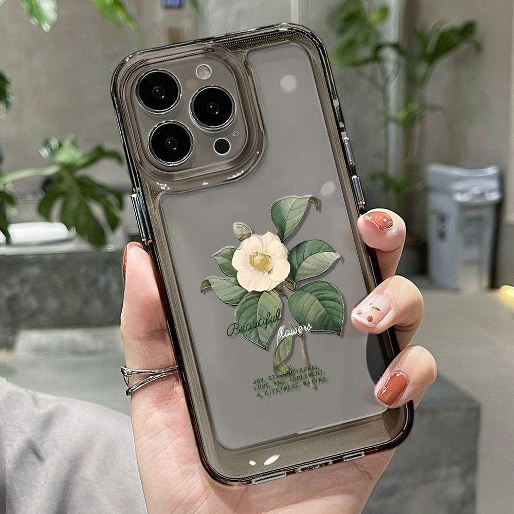 Daqing Jasmine Is Suitable for iPhone17promax Mobile Phone Case 16pro Niche 15 Apple 13 All-inclusive 14 Premium.