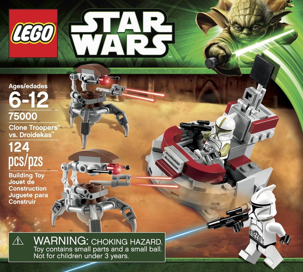 LEGO Star Wars Clone Troopers vs Droidekas 75,000 Block Toy (Parallel Import)