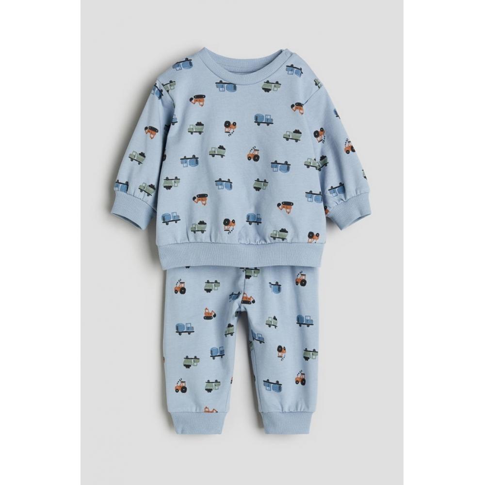 

Комплект из 2 предметов HM Sweat, голубой Автомобиль