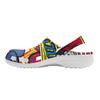Color Print EVA Garden Clogs Women Men Lightweight Breathable Slip On Shoes Beach Pool Bathroom Home Sandals Home Outdoor Use