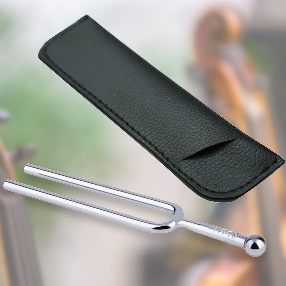 440Hz A Tone Violin Guitar Tuner Lightweight Stainless Steel Medical Tuning Fork  with Storage Box Instrument Accessories