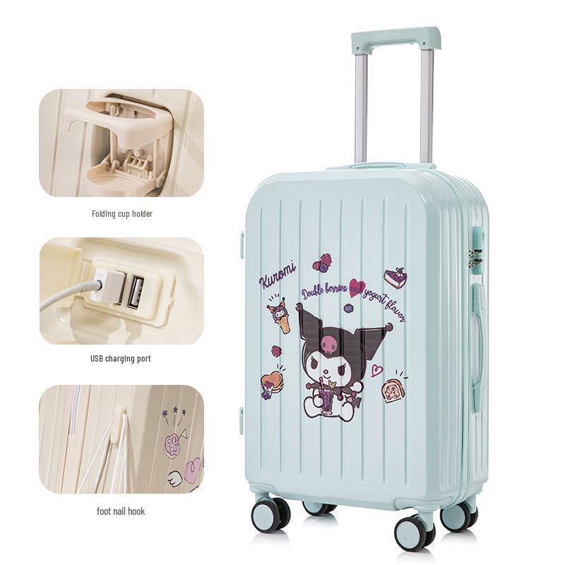 2025 New Cabin Size Luggage: Trolley Case with Combo Lock for Women, Men, and Kids