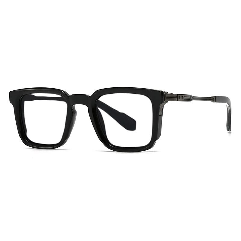 Luxury Men Reading Glasses Vintage Square Metal Frame Diopters Plus Designer UV400 Eyewear Fashion Brand