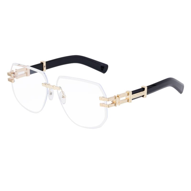 

JYL TS Men s Rimless - Unique Sun-Protective Fashion Sunglasses ZZC-7574 c-2754 іржавий червоний колір