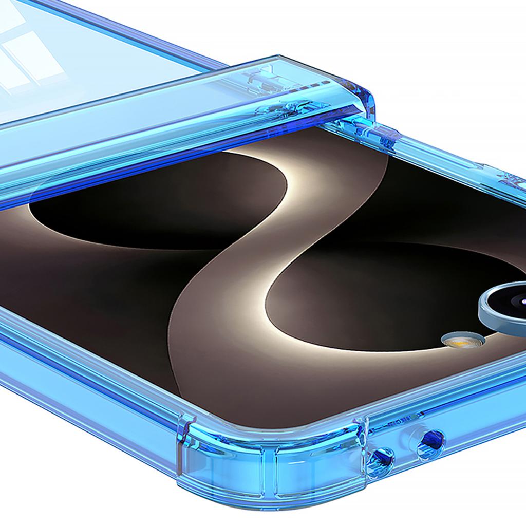 Four-corner Anti-drop All-inclusive Hinged Transparent Phone Case for Samsung Galaxy Z Flip 8 7 6 5 Flip7 FE Shcokproof Cover