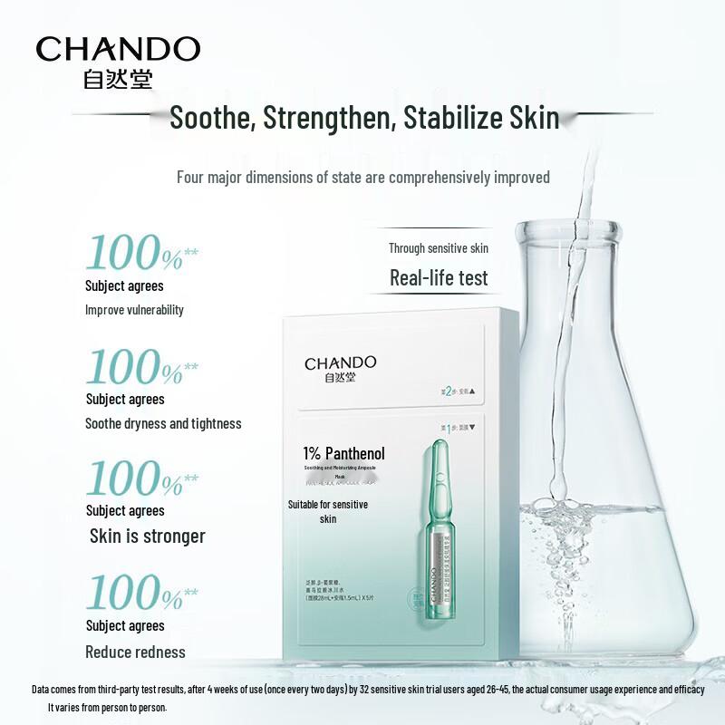 CHANDO Hydrating & Soothing Panthenol Ampoule Mask
