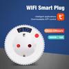 Tuya WiFi Smart Plug Digital Display Countdown Timer Socket Rotary Timing Control Switch Outlet 15mins-24h 1m-23h59min EU Plug