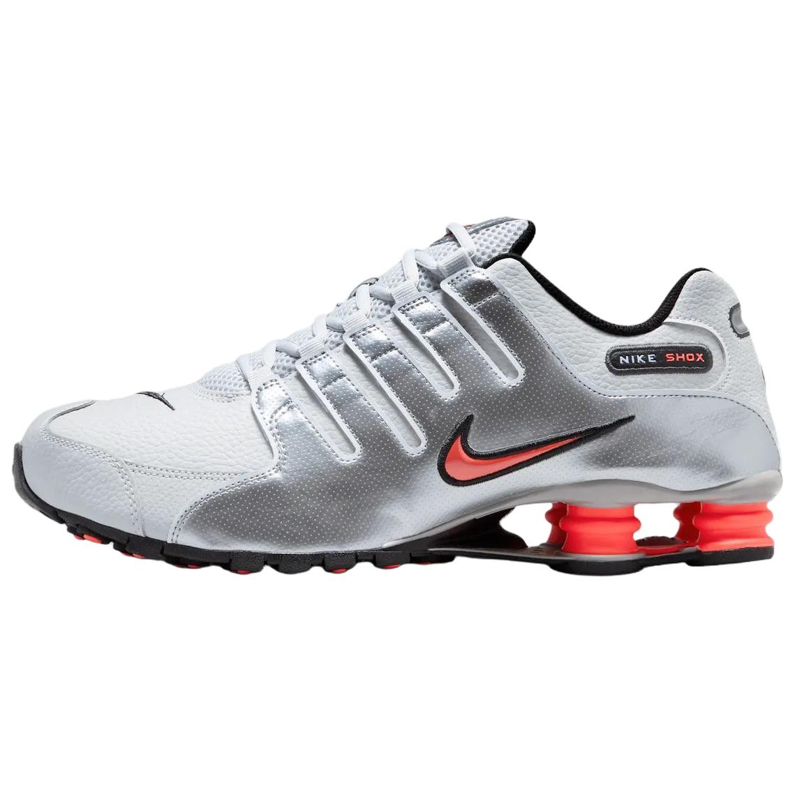Nike Shox NZ Men Running Sneakers Silver IR0610-025 EU 38.5
