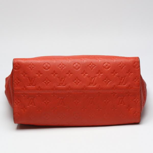 LOUIS VUITTON Ann Platt Monogram Tote Bag Monogram Empreinte Red Women M50048 Used