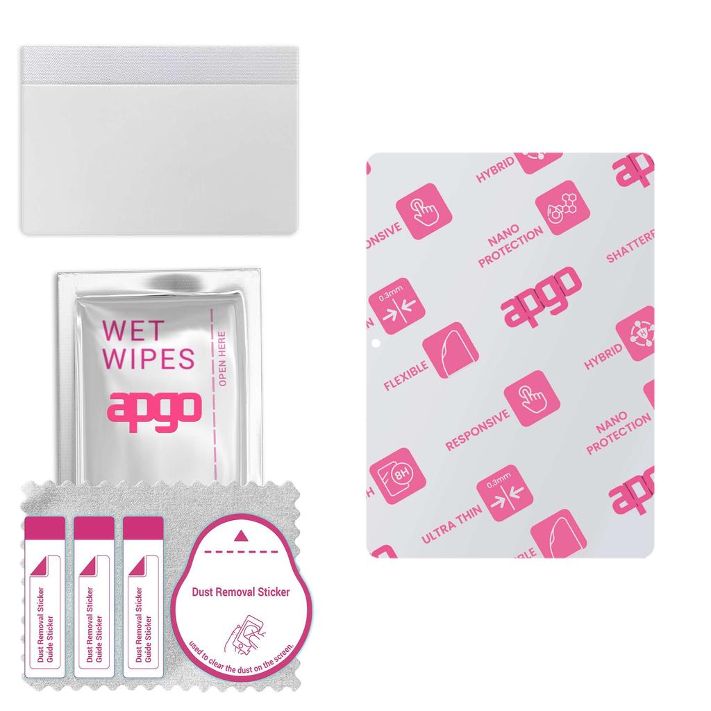 apgo Ultra-Clear Hybrid Protective Glass Compatible with Teclast M20 4G, Flexible Nano Glass, Great Replacement for Tempered Glass, Scratch-resistant,