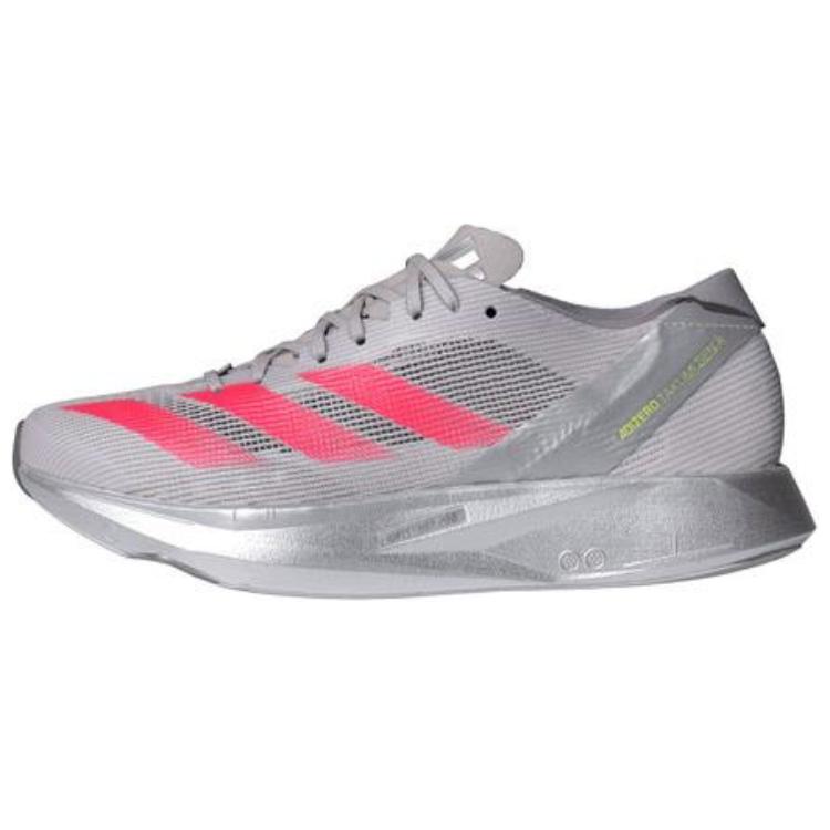Adidas Adizero Takumi Sen 10 Comfortable Versatile Non-Slip Durable Low-Top Marathon Running Shoes Women sneaker Gray Red IG1980