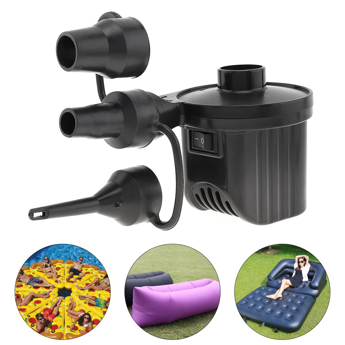 

ЕС 220 В постоянного тока 12 В портативный сменный воздушный насос двойного назначения электрический всасывающий/надувной насос EU 220V