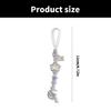 Sweetheart Beadwork Keychain Accessory Creative and Unique Resin Phone Lanyard Bag Decoration for Fashion Enthusiasts
