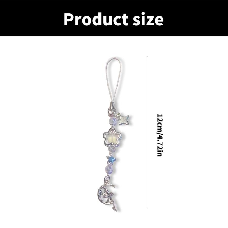 Sweetheart Beadwork Keychain Accessory Creative and Unique Resin Phone Lanyard Bag Decoration for Fashion Enthusiasts