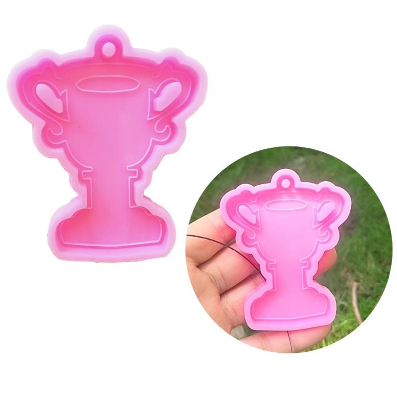 Resin Jewelry Molds,Keychain Resin Mold Trophies Silicone Mold for Resin Pendants Charm Keychain,Earrings,Jewelry Making