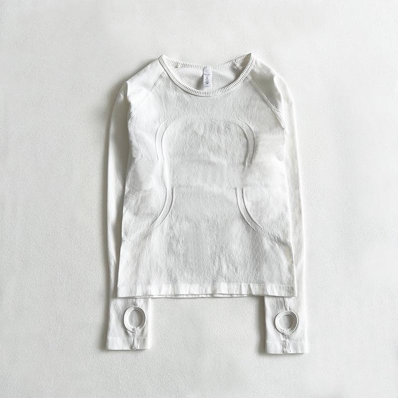 Damen Schnelltrocknendes Langarm Yoga Top - Atmungsaktiv, Hochelastisch, Rundhals Fitnessbekleidung für Herbst & Winter