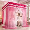 2024 Floor-Standing Double-Layer Palace Style Blackout Princess Mosquito Net with Three Doors
