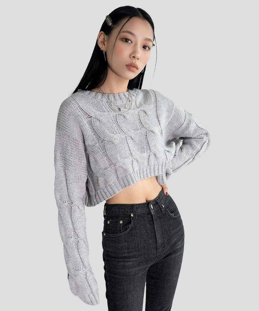 AVANDRESS Twisted Cropped Knit - 6Col