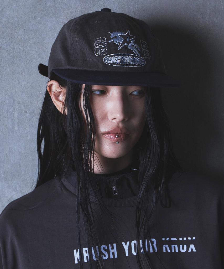 Keuleogsi Unicorn Star Two-Tone Ball Cap - Navy/Charcoal
