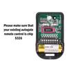 433MHz 330MHz  2 Keys RF Wireless Remote Control 8 Dip Switch Auto Gate For Gate Garage Door Opener Universal Remote Control