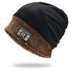 Autumn and Winter Velvet Double-layer Knitted Beanie Hat, Outdoor Cold-proof and Warm Neck Protector, Maternity Hat, Unisex Neck Warmer