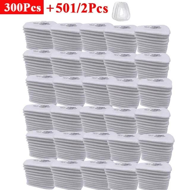 

50/300 шт. 5N11 промышленные хлопковые фильтры 501 сменная крышка для 3M 6200/7502/6800 газовая пылезащитная маска аксессуары для респираторов