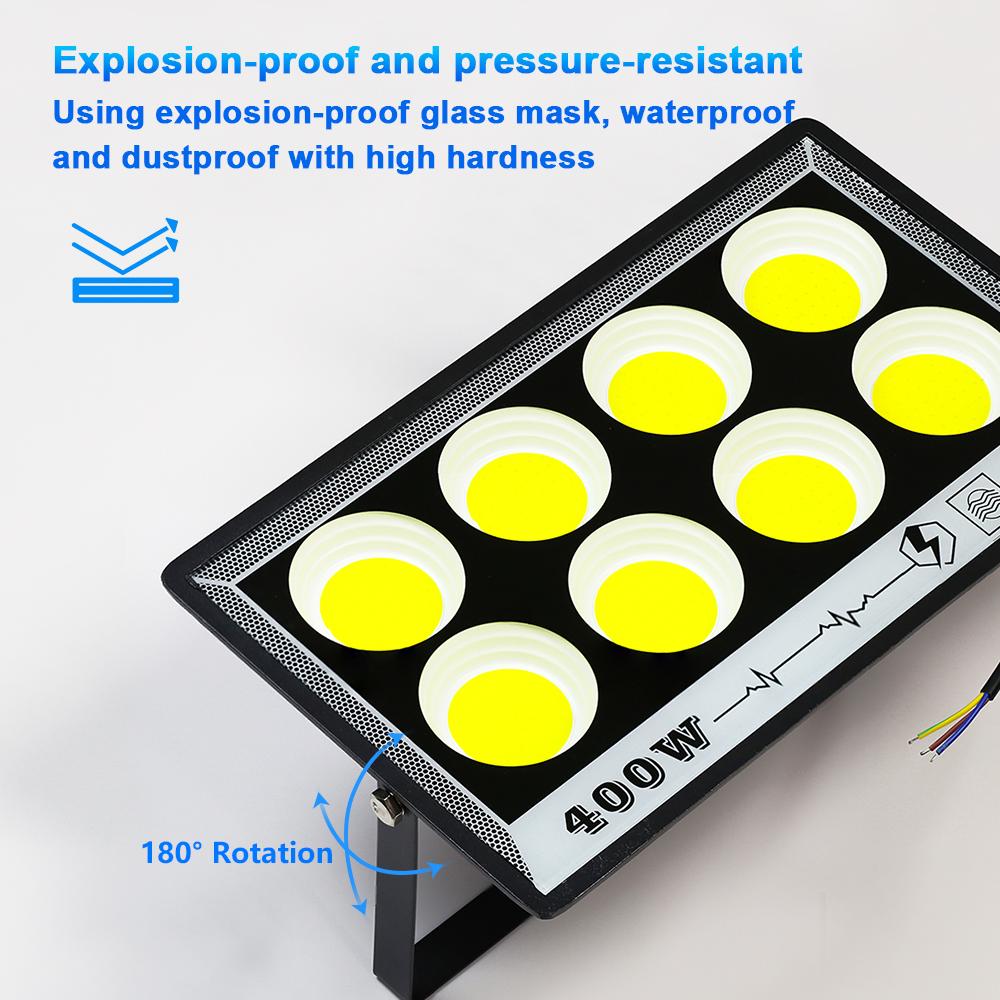 LED Flood Light 50W 100W 200W 300W 500W IP65 Waterproof Outdoor Garden Projector Spotlight Landscape Stree Lamp Outdoor Lighting