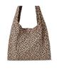 The Green Lab Leopard Suede Shoulder Bag [Camel]