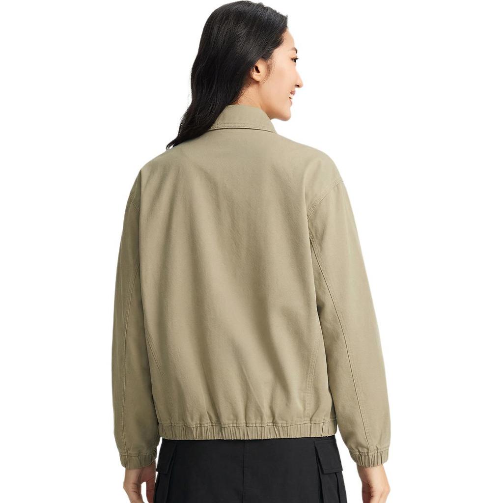 Li Ning Fashionable Minimalist Polo Collar Loose Jacket Unisex Jackets AJDW179-2