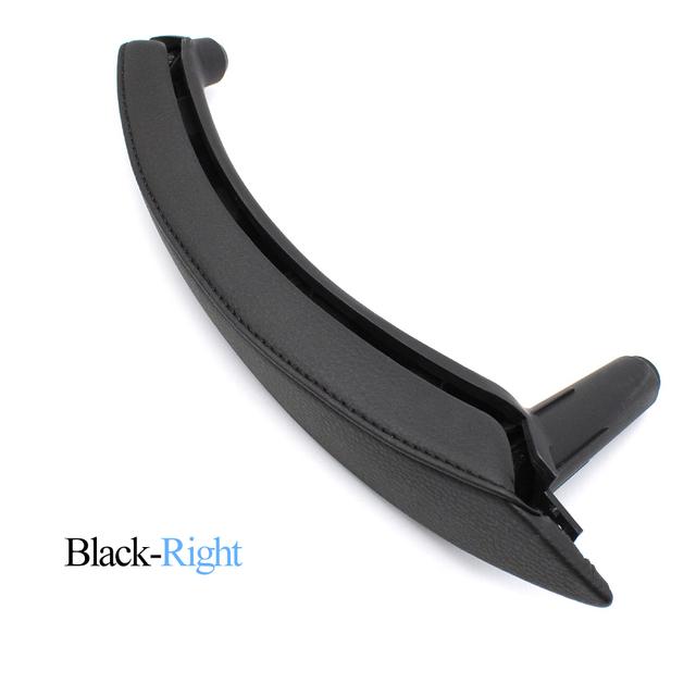 Upgraded Car Left Right Passenger Door Pull Handle with Leather Cover Trim Replacement For BMW X5 X6 E70 E71 E72 2007-2013